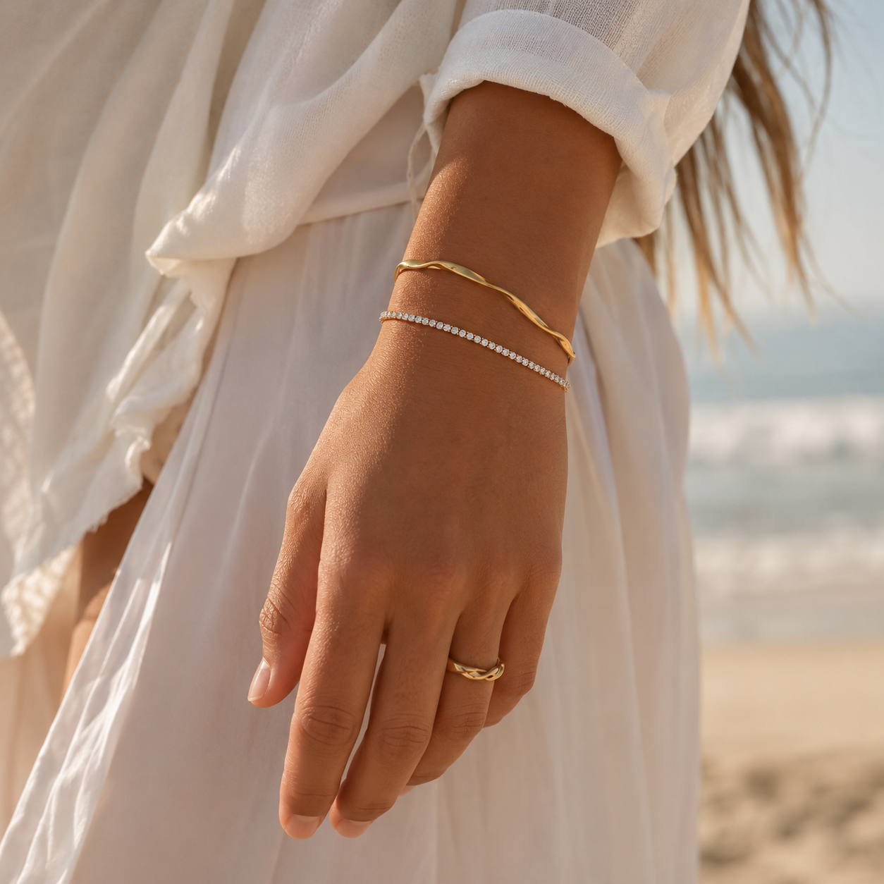 Minimal Tennis Bracelet