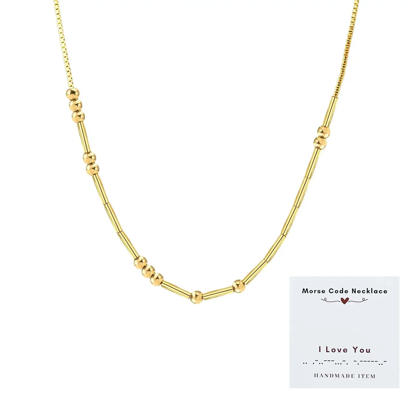 Morse Code Necklace