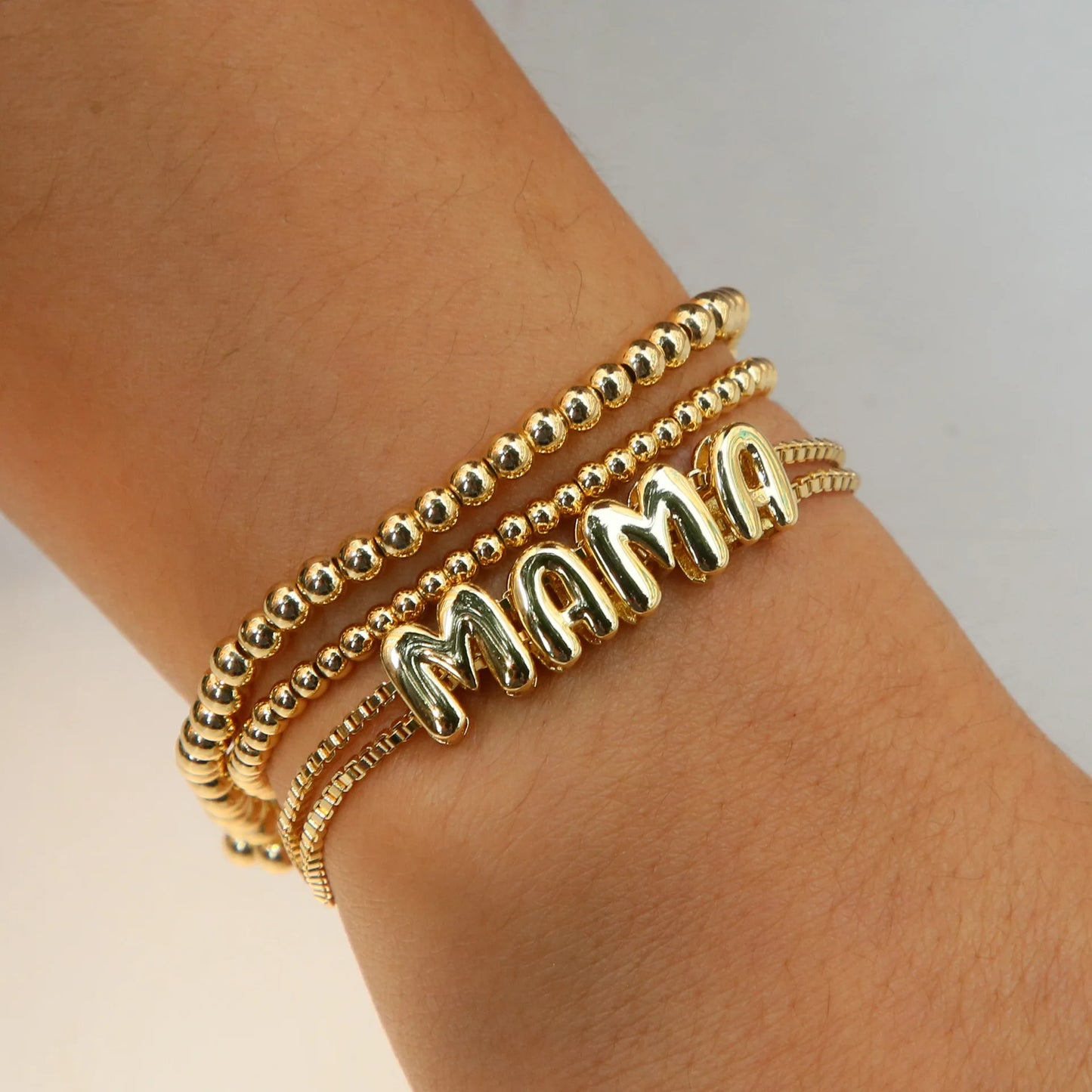 The Bubble Letter Bracelet