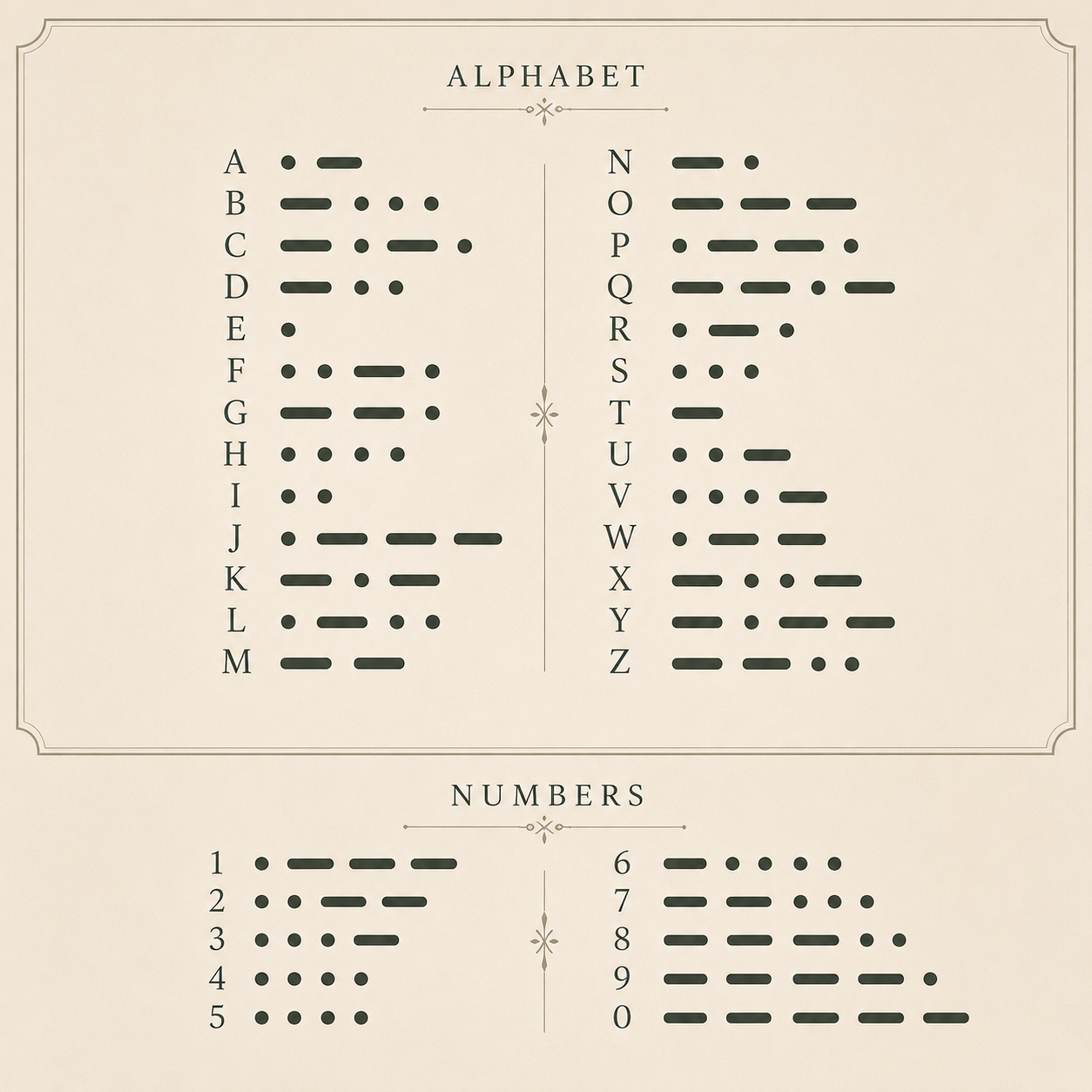Morse Code Necklace