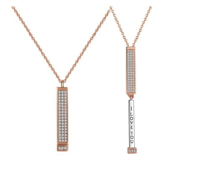 Hidden Message Love Necklace